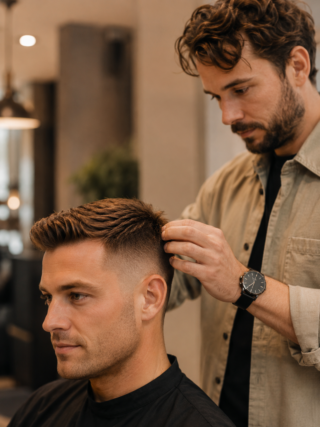 Styling – Herrenschnitt im Studio